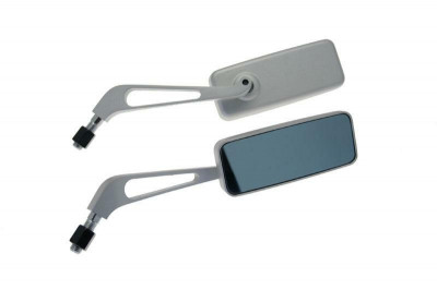 Rétroviseur City Rectangle Gris M10X125 paire Vparts