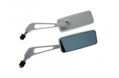 Rétroviseur City Rectangle Gris M10X125 paire Vparts