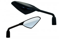 Rétroviseurs Wind universel M10X125 noir par paire Vparts