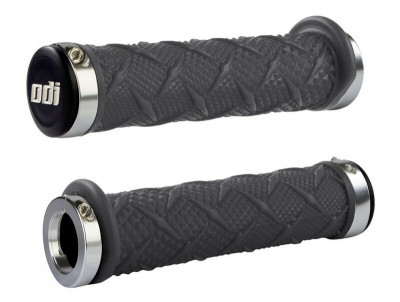 Revêtements Quad gris Lock On X-Trem Gauffrée ODI