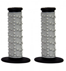 Revêtements gris/noir double composant X2R full grip Scar | Motocross GAS GAS