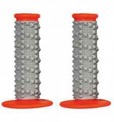 Revêtements gris/orange double composant X2R full grip Scar | Motocross GAS GAS