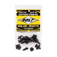 Rivets plastiques M7 mix Bolt par 10