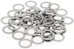 Rondelles alu 14X20X1,5mm vendu en sachet de 50 pièces de la marque Bihr