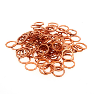 Rondelles cuivre 12X16X1,5mm vendu en sachet de 100 pièces marque Bihr