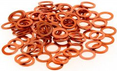 Rondelles cuivre 8 12 1,0mm vendu en sachet de 100 pièces de marque Bihr
