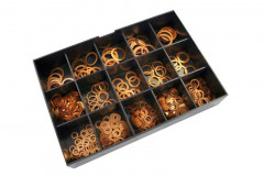 Rondelles cuivre assortiment de 400 pièces en coffret de la marque Bihr