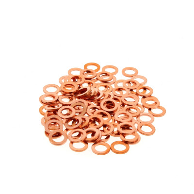 Rondelles en cuivre 6X10X1,0mm vendu en sachet de 100 pièces marque Bihr