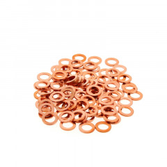 Rondelles en cuivre 6X10X1,0mm vendu en sachet de 100 pièces marque Bihr