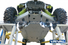 Sabot complet marque RIVAL - alu 4mm Can-Am Maverick