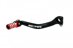 Sélecteur de vitesse rouge Scar | HM CRE 250, HM MOTARD (2T) 250, HONDA CR 250