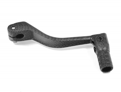 Sélecteur de vitesse alu texture carbone Vparts | DERBI SENDA R 50, DERBI SENDA SM 50