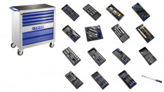 Servante XL équipée marque Expert 250 outils - 7 tiroirs