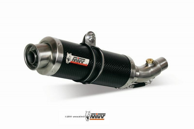 Silencieux double GP carbone Mivv | KAWASAKI Z 1000