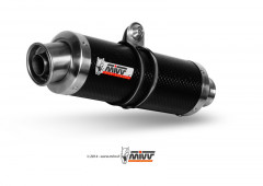 Silencieux GP inox brossé noir Mivv | KAWASAKI Z 750