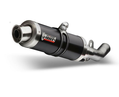 Silencieux GP inox brossé noir Mivv | KAWASAKI NINJA ZX6R 636, KAWASAKI NINJA ZX6RR 600