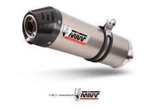 Silencieux Oval Carbone Cap Titane Mivv | BMW R GS 1200