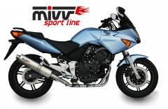 Silencieux Oval Classic Inox Mivv | HONDA CBF 600