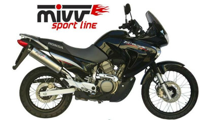 Silencieux Oval Classic Inox Mivv | HONDA TRANSALP XL V 650