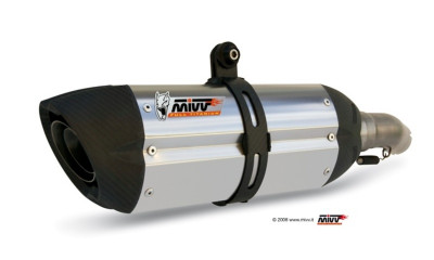 Silencieux Suono inox casquette carbone Mivv | BMW K R 1200