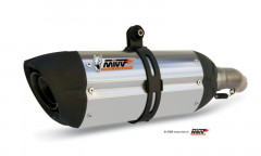 Silencieux Suono inox casquette carbone Mivv | BMW K R 1200