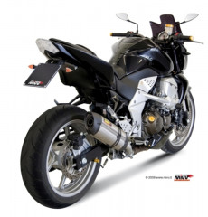Silencieux Suono inox brossé noir casquette carbone Mivv | KAWASAKI Z 750