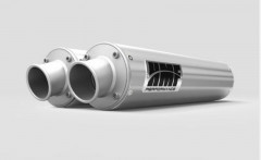 Silencieux Dual Performance Series inox brossé HMF | POLARIS RZR XP 1000