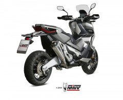 Silencieux Delta Race inox casquette carbone Mivv | HONDA X-ADV DCT ABS (RC95) 750