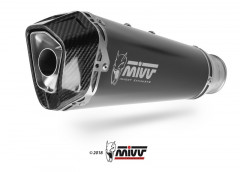 Silencieux Delta Race Steel noir casquette carbone Mivv | KAWASAKI Z 900