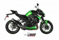 Silencieux Delta Race Steel noir casquette carbone Mivv | KAWASAKI Z 900