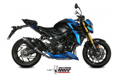 Silencieux GP carbone avec casquette inox MIVV | Moto SUZUKI