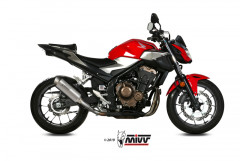 Silencieux GP Pro titane avec casquette inox Mivv | HONDA CB F 500