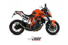 Silencieux MK3 Steel noir avec casquette inox Mivv | KTM SUPER DUKE R 1290