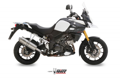 Silencieux Oval inox Mivv | SUZUKI V-STROM 1050, SUZUKI V-STROM XT 1050