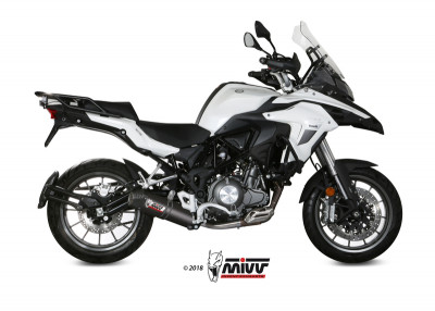Silencieux Oval Carbone casquette carbone Mivv | BENELLI TRK 500