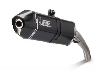 Silencieux Speed Edge inox brossé noir Mivv | Moto KTM