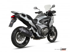 Silencieux Speed Edge inox noir casquette carbone Mivv | Moto HONDA