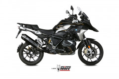 Silencieux Speed Edge inox noir casquette carbone Mivv | Moto BMW