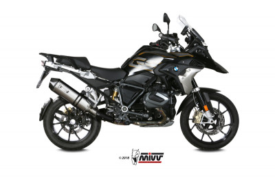 Silencieux Speed Edge inox casquette carbone Mivv | Moto BMW