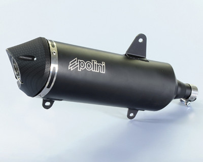 Silencieux Aluminium noir POLINI | PEUGEOT METROPOLIS 400