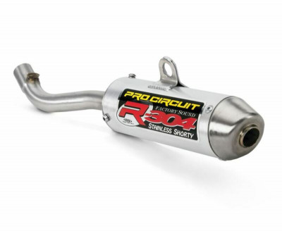 Silencieux R-304 alu brossé casquette inox Pro circuit | MC 65, TC 65, SX 65