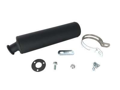 Silencieux acier noir Tecnium | Mécaboite APRILIA, DERBI, GILERA