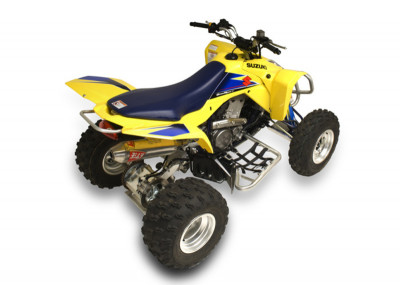 Silencieux RS2 inox casquette acier Yoshimura | KFX 400, QUADSPORT LTZ 400