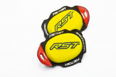 Slider genou jaune fluo marque RST Factory Reverse Velcro