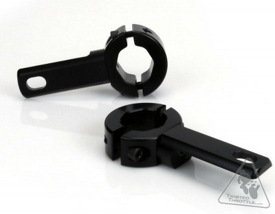 Support éclairage marque DENALI cadre et crash bars 21-29mm noir