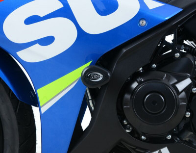 Tampons de protection marque R&G RACING Aero noir (sans perçage) Suzuki GSX250R