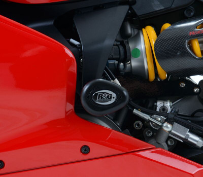 Tampons de protection marque R&G RACING Aero noir Ducati