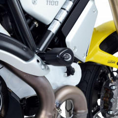 Tampons de protection marque R&G RACING Aero noir Ducati Scrambler