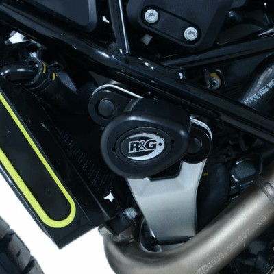 Tampons de protection marque R&G RACING Aero noir Husqvarna Vitpilen 401