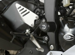 Tampons de protection marque R&G RACING Aero noir Kawasaki ZX6R 636